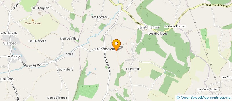 localisation de l'entreprise MONSIEUR RAYMOND BONTEMPS  SAINT-HYMER