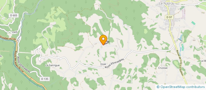 localisation de l'entreprise MONSIEUR RAYMOND BORIES  LE NAYRAC