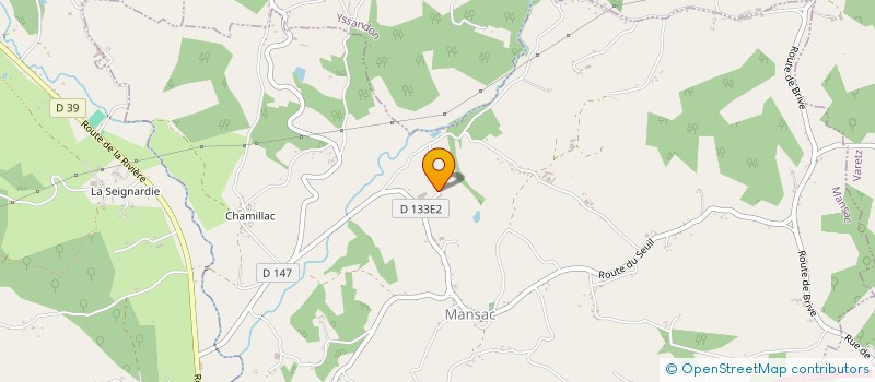 localisation de l'entreprise MONSIEUR RAYMOND BOSREDON  MANSAC