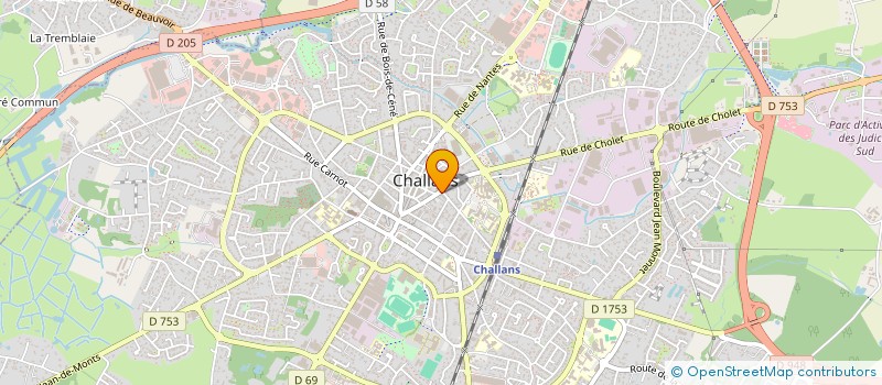 localisation de l'entreprise MONSIEUR RAYMOND BOUCQ à CHALLANS