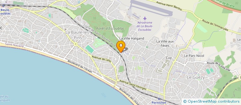 localisation de l'entreprise MONSIEUR RAYMOND BOUDESSEUL à LA BAULE-ESCOUBLAC