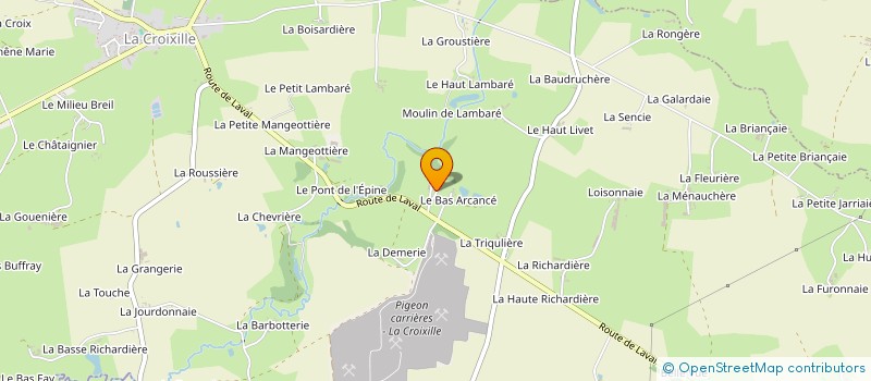 localisation de l'entreprise MONSIEUR RAYMOND BOURSERIE à JUVIGNE
