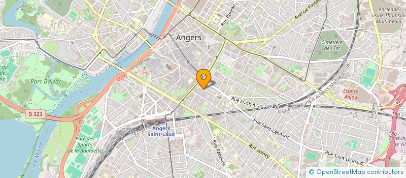 localisation de l'entreprise MONSIEUR RAYMOND BOUSSARIE à ANGERS