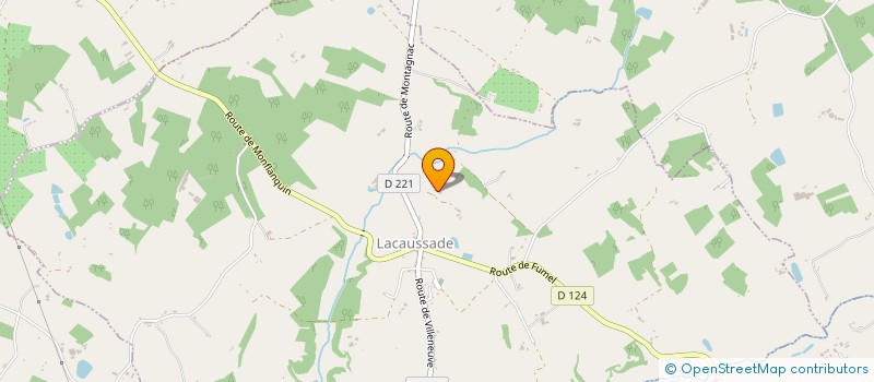 localisation de l'entreprise MONSIEUR RAYMOND BOUTIE  LACAUSSADE