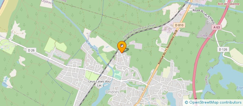 localisation de l'entreprise MONSIEUR RAYMOND BOUVIER  ONDRES