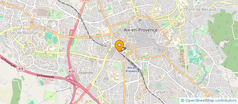 localisation de l'entreprise MONSIEUR RAYMOND BRIDEL  AIX-EN-PROVENCE