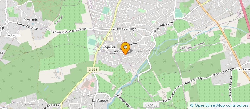 localisation de l'entreprise MONSIEUR RAYMOND BRODUR à VILLENAVE-D'ORNON