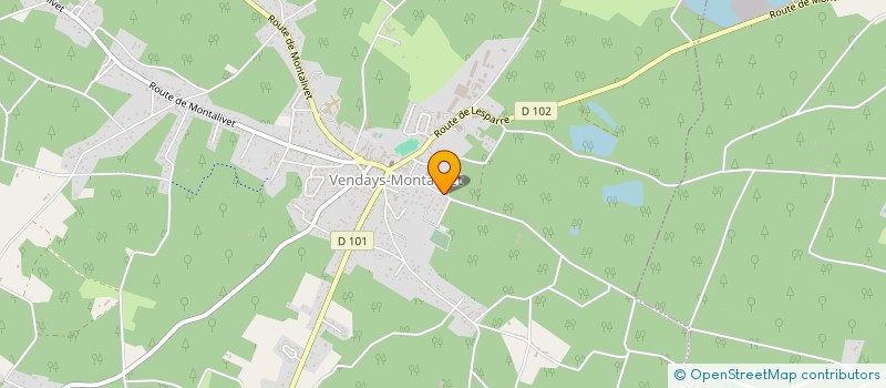 localisation de l'entreprise MONSIEUR RAYMOND BROUSSE à VENDAYS-MONTALIVET