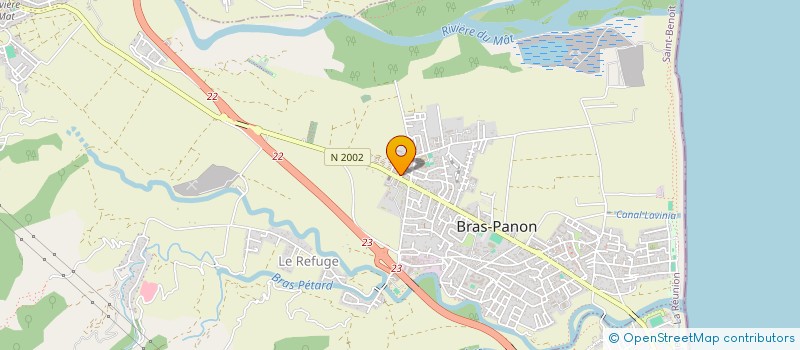 localisation de l'entreprise MONSIEUR RAYMOND BRUN à BRAS-PANON