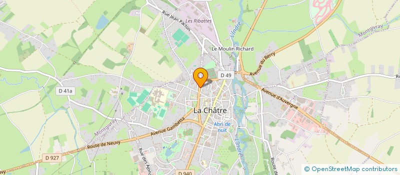 localisation de l'entreprise MONSIEUR RAYMOND BRUNET à LA CHATRE