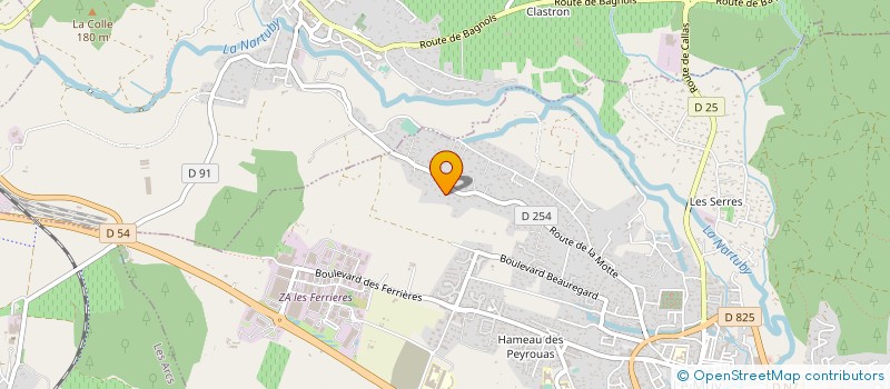 localisation de l'entreprise MONSIEUR RAYMOND BUEIL  LE MUY