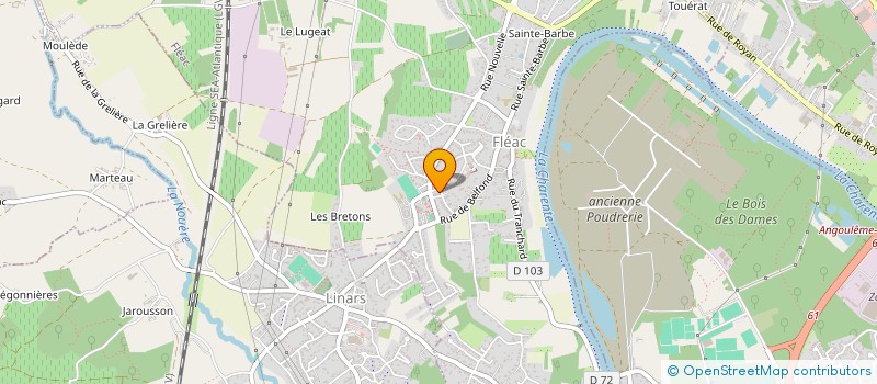 localisation de l'entreprise MONSIEUR RAYMOND BUZUGHE à FLEAC
