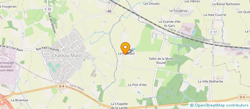 localisation de l'entreprise MONSIEUR RAYMOND CADIOU à SAINT-JOUAN-DES-GUERETS