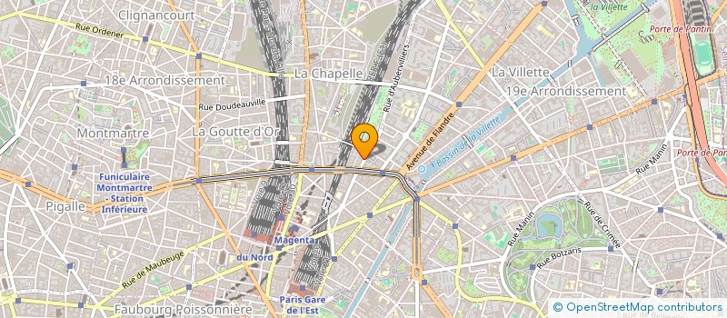 localisation de l'entreprise MONSIEUR RAYMOND CADIX à PARIS