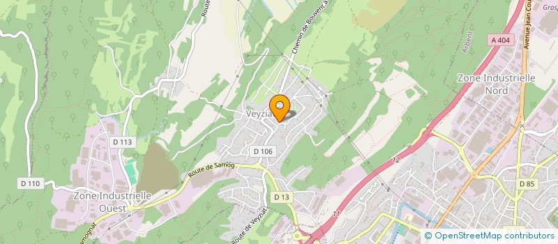 localisation de l'entreprise MONSIEUR RAYMOND CALAMAND à OYONNAX
