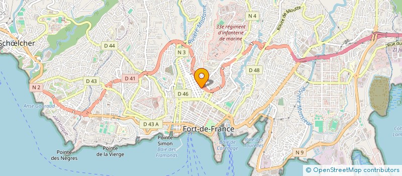 localisation de l'entreprise MONSIEUR RAYMOND CALIFER  FORT-DE-FRANCE