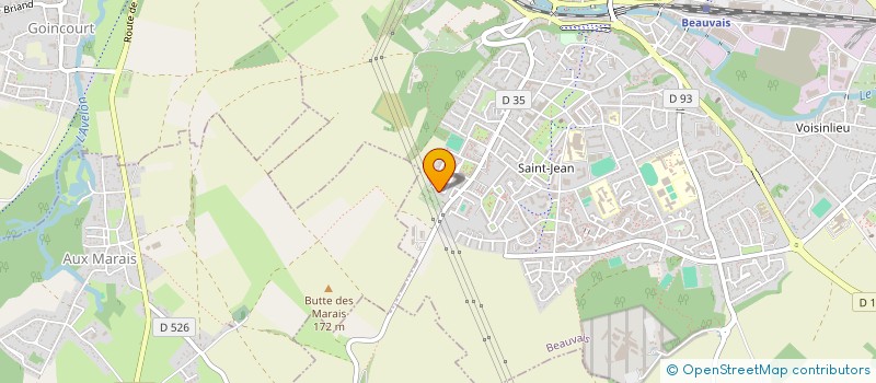 localisation de l'entreprise MONSIEUR RAYMOND CALMELS  BEAUVAIS