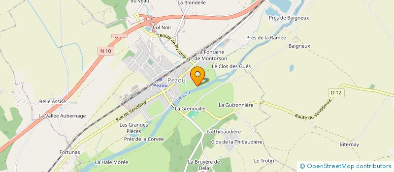 localisation de l'entreprise MONSIEUR RAYMOND CALU  VILLIERSFAUX