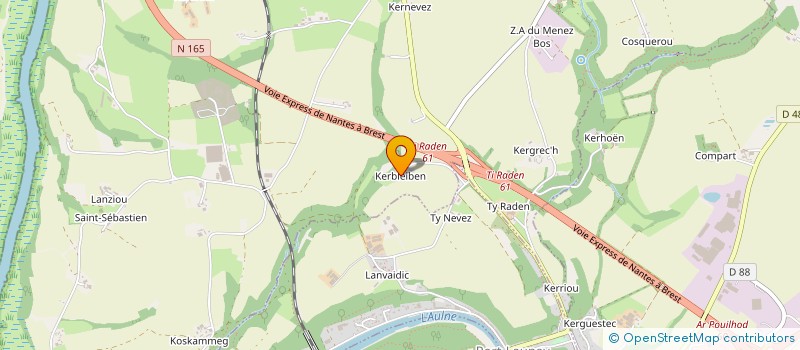 localisation de l'entreprise MONSIEUR RAYMOND CAPITAINE  SAINT-SEGAL