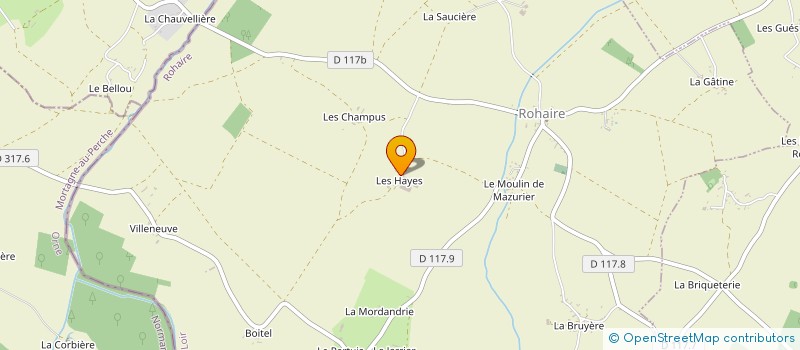 localisation de l'entreprise MONSIEUR RAYMOND CAROU à ROHAIRE