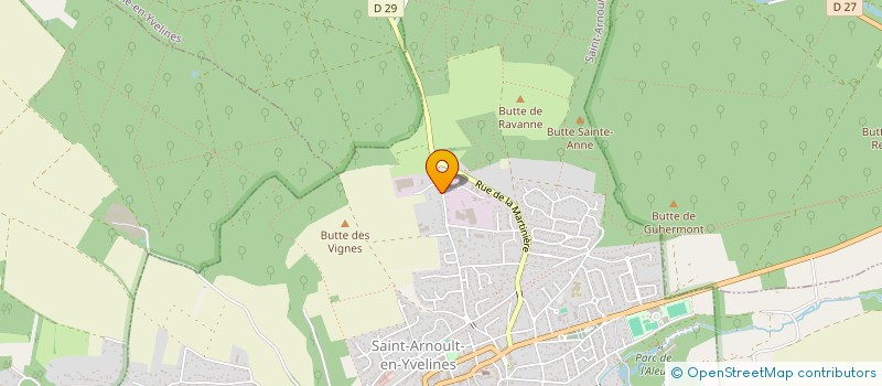 localisation de l'entreprise MONSIEUR RAYMOND CAUDIU  SAINT-ARNOULT-EN-YVELINES