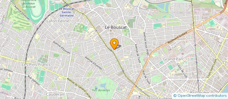 localisation de l'entreprise MONSIEUR RAYMOND CAUJOLLE-PRADENC  LE BOUSCAT