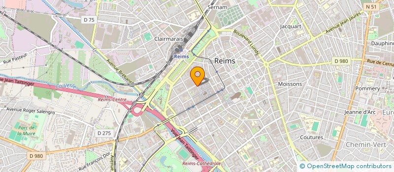 localisation de l'entreprise MONSIEUR RAYMOND CESARI à REIMS