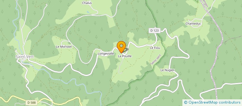 localisation de l'entreprise MONSIEUR RAYMOND CHALET  CHAMPAGNAC-LE-VIEUX