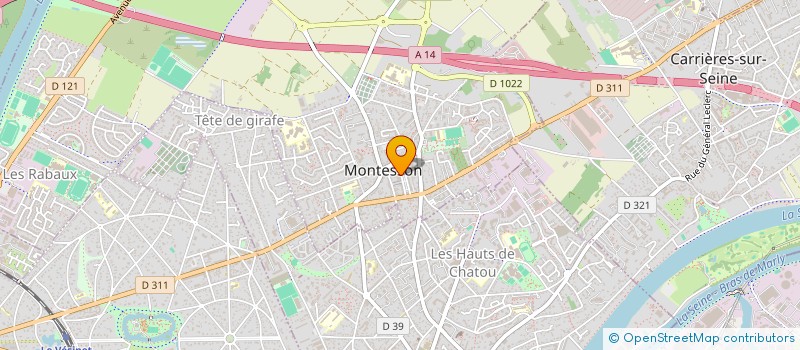 localisation de l'entreprise MONSIEUR RAYMOND CHARLES  MONTESSON