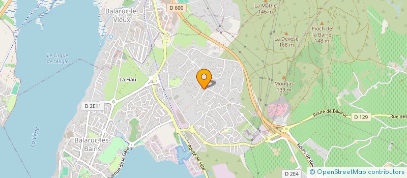 localisation de l'entreprise MONSIEUR RAYMOND CHASSARD à BALARUC-LES-BAINS