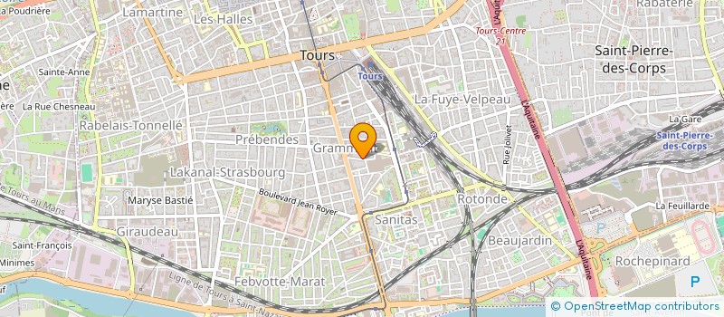 localisation de l'entreprise MONSIEUR RAYMOND CHEVALIER à TOURS