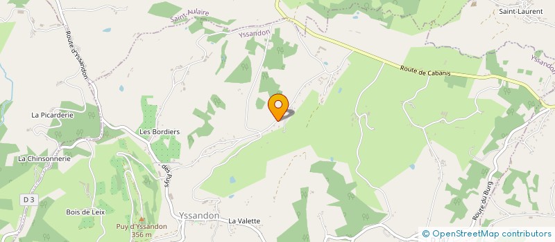 localisation de l'entreprise MONSIEUR RAYMOND CHEYROUX  YSSANDON