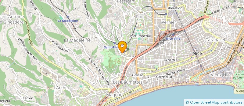 localisation de l'entreprise MONSIEUR RAYMOND CHIANEA à NICE