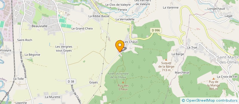 localisation de l'entreprise MONSIEUR RAYMOND CHIROL  AMBERT