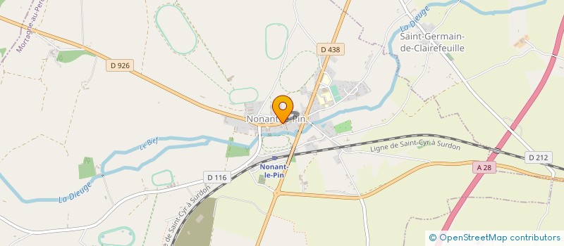 localisation de l'entreprise MONSIEUR RAYMOND CHRISTIAN à NONANT-LE-PIN