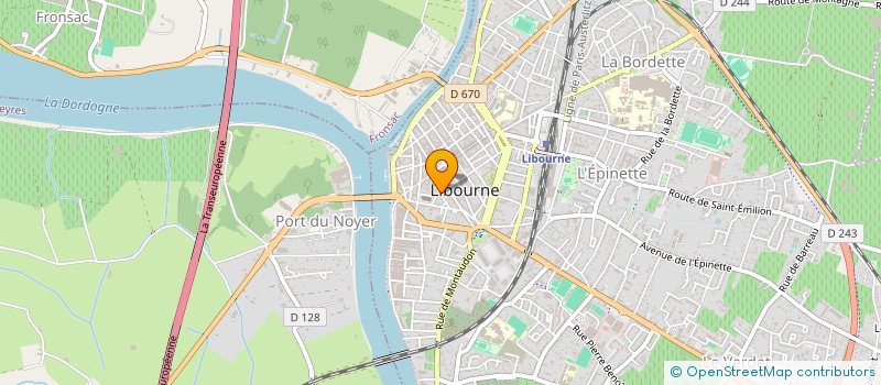 localisation de l'entreprise MONSIEUR RAYMOND CHUDZIAK à LIBOURNE
