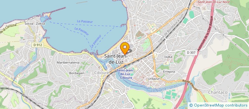 localisation de l'entreprise MONSIEUR RAYMOND CISNAL  SAINT-JEAN-DE-LUZ