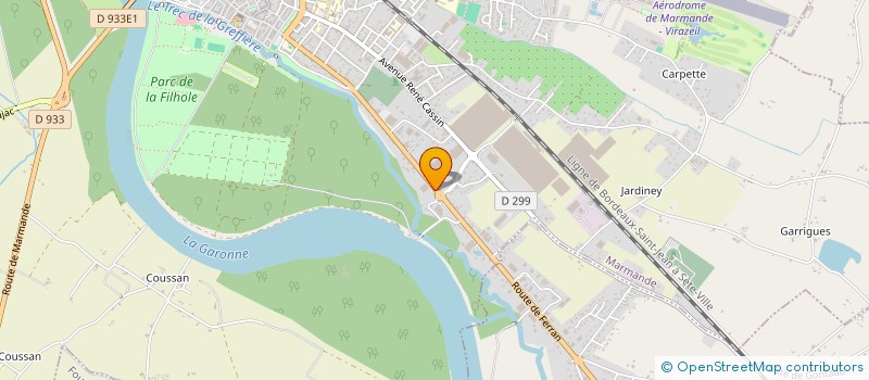 localisation de l'entreprise MONSIEUR RAYMOND CLIN  MARMANDE