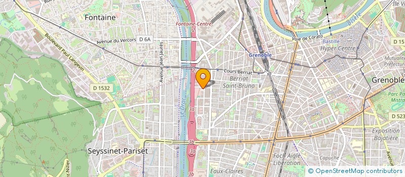 localisation de l'entreprise MONSIEUR RAYMOND COEUR  GRENOBLE