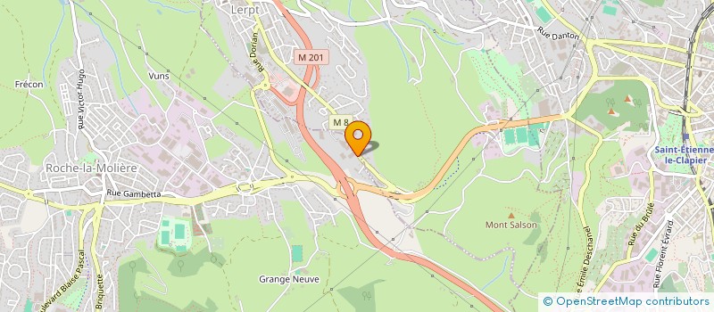 localisation de l'entreprise MONSIEUR RAYMOND COLOMBET  ROCHE-LA-MOLIERE