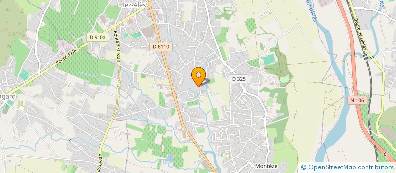 localisation de l'entreprise MONSIEUR RAYMOND COMBES  SAINT-CHRISTOL-LES-ALES