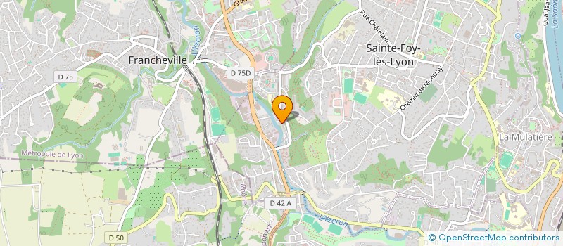 localisation de l'entreprise MONSIEUR RAYMOND CONTERNO à SAINTE-FOY-LES-LYON