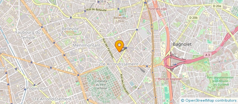 localisation de l'entreprise MONSIEUR RAYMOND CORINUS  PARIS