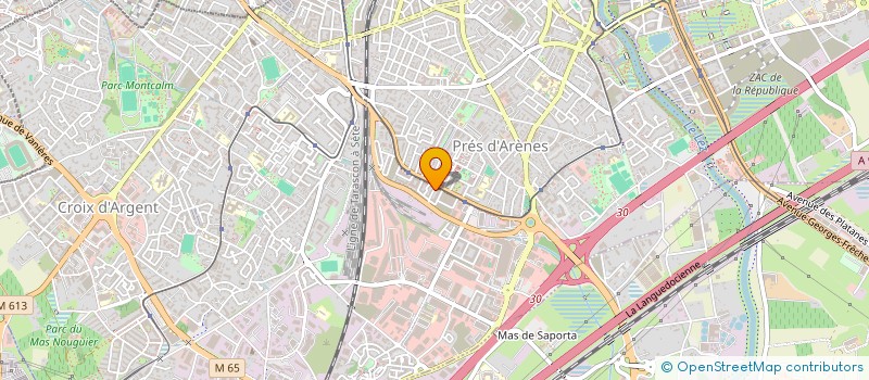 localisation de l'entreprise MONSIEUR RAYMOND CORTES à MONTPELLIER