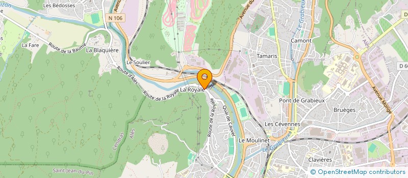 localisation de l'entreprise MONSIEUR RAYMOND CORTES  ALES