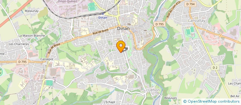 localisation de l'entreprise MONSIEUR RAYMOND CORVELLEC  DINAN