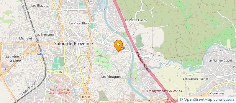 localisation de l'entreprise MONSIEUR RAYMOND COUDRET  SALON-DE-PROVENCE