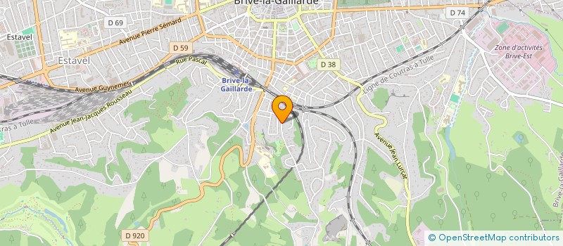localisation de l'entreprise MONSIEUR RAYMOND COULY à BRIVE-LA-GAILLARDE