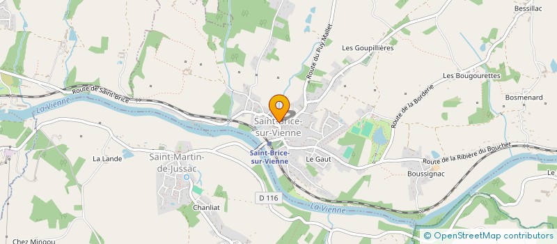 localisation de l'entreprise MONSIEUR RAYMOND COURTIN  SAINT-BRICE-SUR-VIENNE