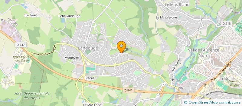 localisation de l'entreprise MONSIEUR RAYMOND COURTOIS à LIMOGES